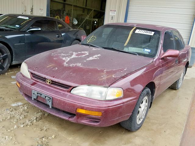 4T1BG12K8TU677024 - 1996 TOYOTA CAMRY DX RED photo 2