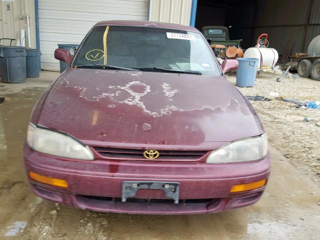 4T1BG12K8TU677024 - 1996 TOYOTA CAMRY DX RED photo 9