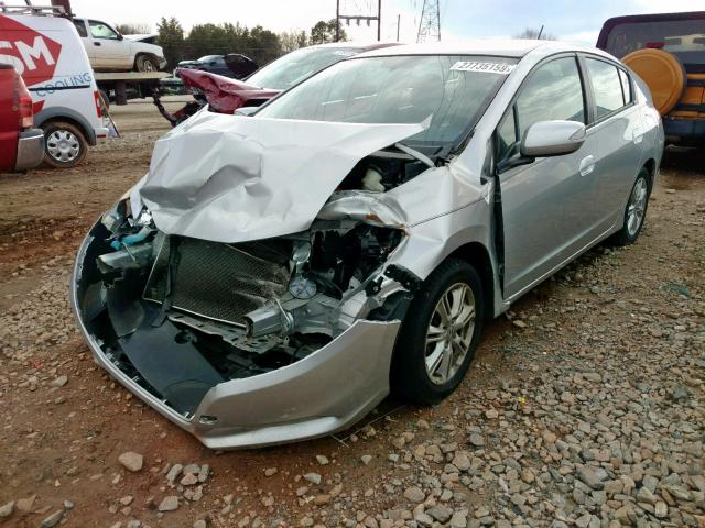 JHMZE2H74AS040060 - 2010 HONDA INSIGHT SILVER photo 2