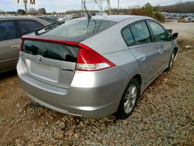 JHMZE2H74AS040060 - 2010 HONDA INSIGHT SILVER photo 4