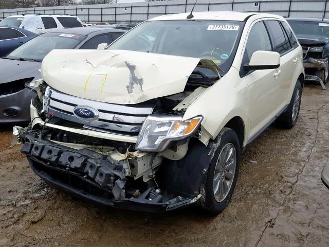 2FMDK38C77BB24394 - 2007 FORD EDGE SEL CREAM photo 2