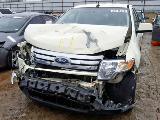 2FMDK38C77BB24394 - 2007 FORD EDGE SEL CREAM photo 9