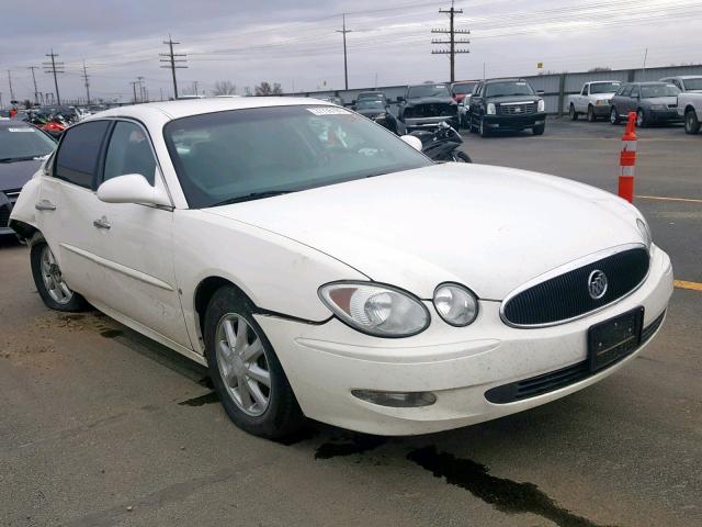 2G4WD582961294637 - 2006 BUICK LACROSSE C WHITE photo 1