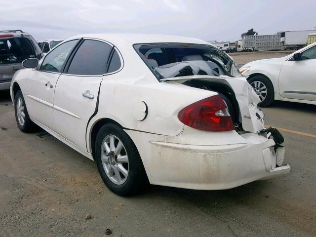 2G4WD582961294637 - 2006 BUICK LACROSSE C WHITE photo 3