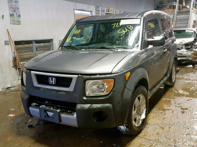 5J6YH28695L008307 - 2005 HONDA ELEMENT EX GRAY photo 2