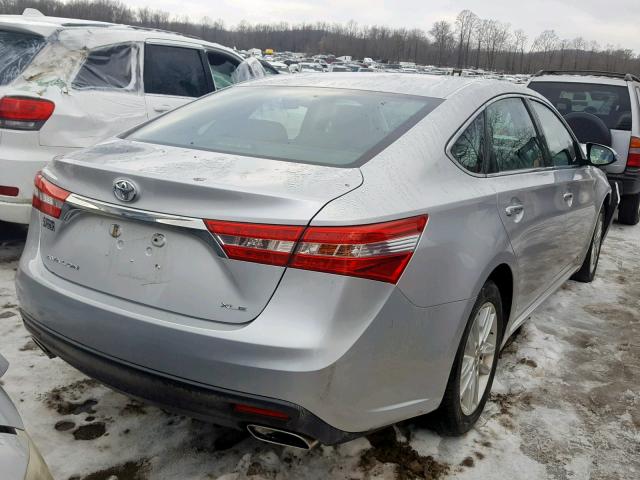 4T1BK1EB2DU063842 - 2013 TOYOTA AVALON BAS SILVER photo 4