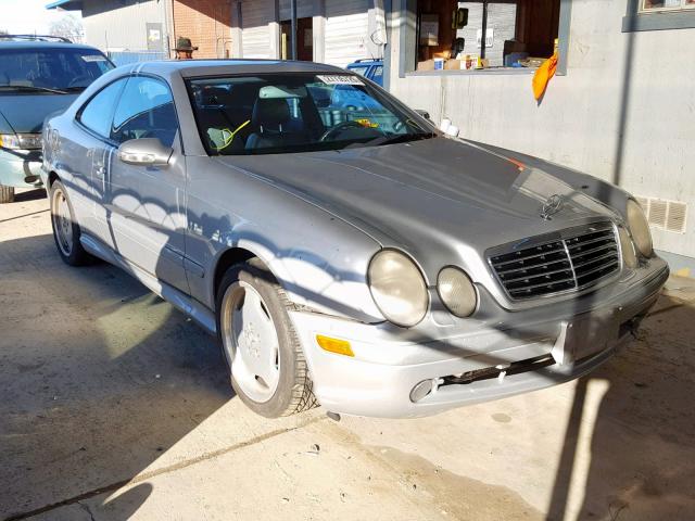 WDBLJ74G01F188686 - 2001 MERCEDES-BENZ CLK 55 AMG SILVER photo 1