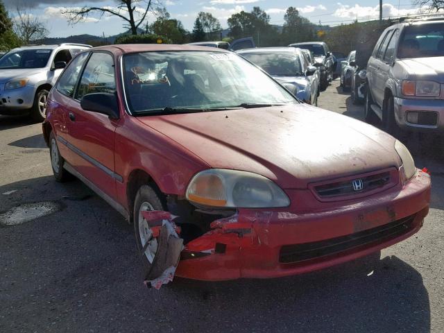 2HGEJ634XTH107448 - 1996 HONDA CIVIC DX RED photo 1