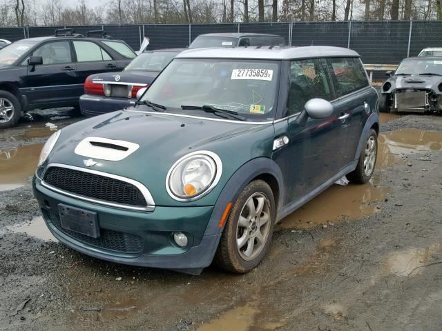 WMWMM33518TP89216 - 2008 MINI COOPER S C GREEN photo 2