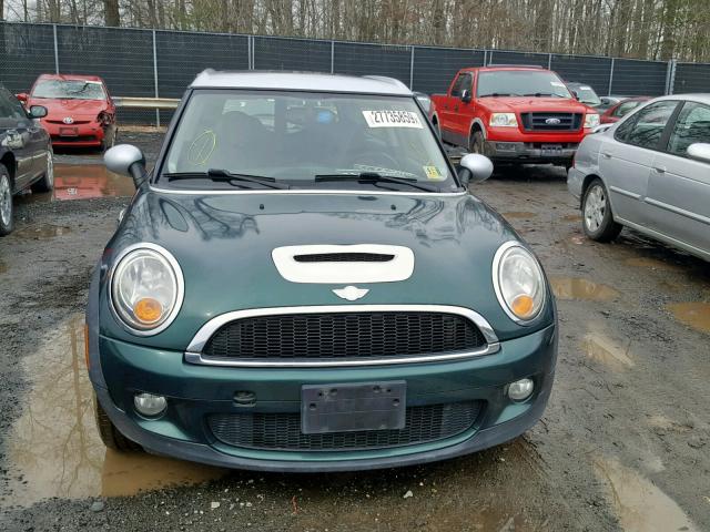 WMWMM33518TP89216 - 2008 MINI COOPER S C GREEN photo 9