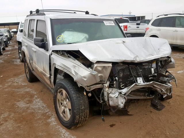 1J8HG48N88C239644 - 2008 JEEP COMMANDER SILVER photo 1