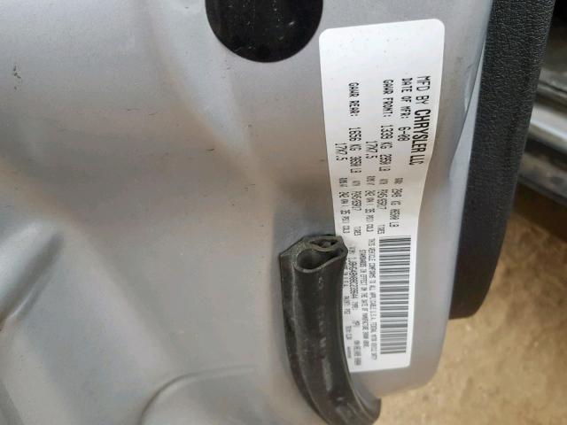 1J8HG48N88C239644 - 2008 JEEP COMMANDER SILVER photo 10