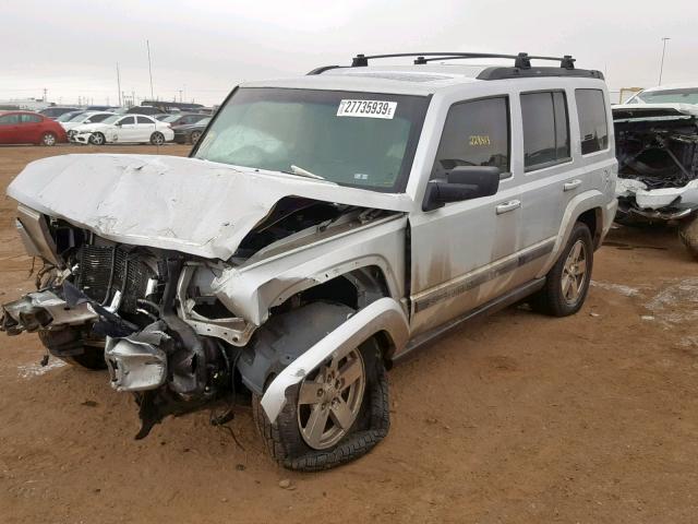 1J8HG48N88C239644 - 2008 JEEP COMMANDER SILVER photo 2