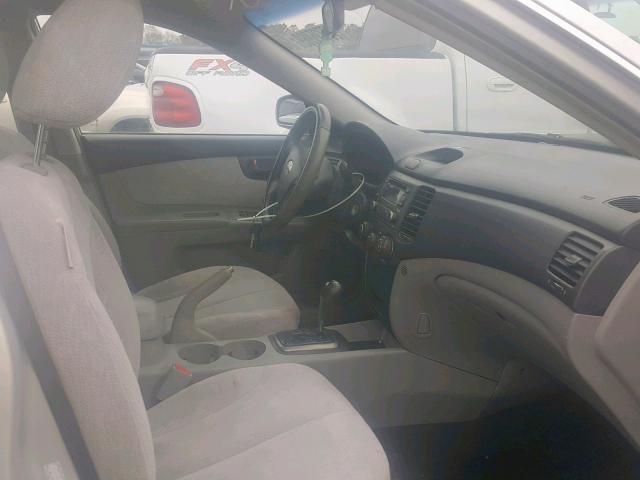 KNAGE123885195693 - 2008 KIA OPTIMA LX SILVER photo 5