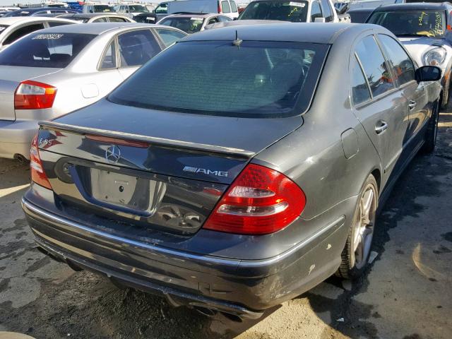 WDBUF76J64A584279 - 2004 MERCEDES-BENZ E 55 AMG GRAY photo 4