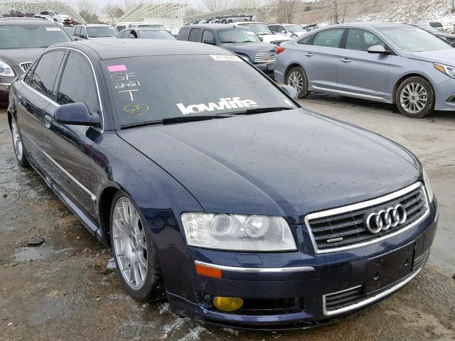 WAUML44E35N004184 - 2005 AUDI A8 L QUATT BLUE photo 1