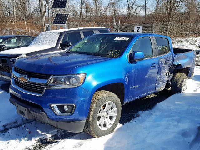 1GCGTCEN4J1157585 - 2018 CHEVROLET COLORADO L BLUE photo 2