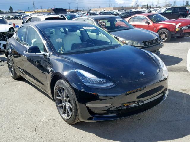 5YJ3E1EA0JF155690 - 2018 TESLA MODEL 3 BLACK photo 1