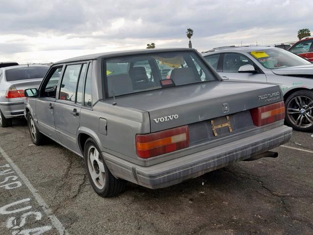 YV1FA8741L1476412 - 1990 VOLVO 740 GRAY photo 3