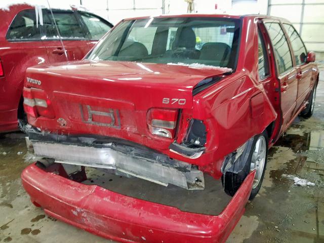 YV1LS55A4X2618775 - 1999 VOLVO S70 RED photo 9