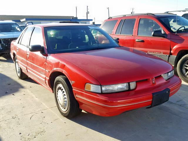 1G3WH54T3PD342761 - 1993 OLDSMOBILE CUTLASS SU RED photo 1