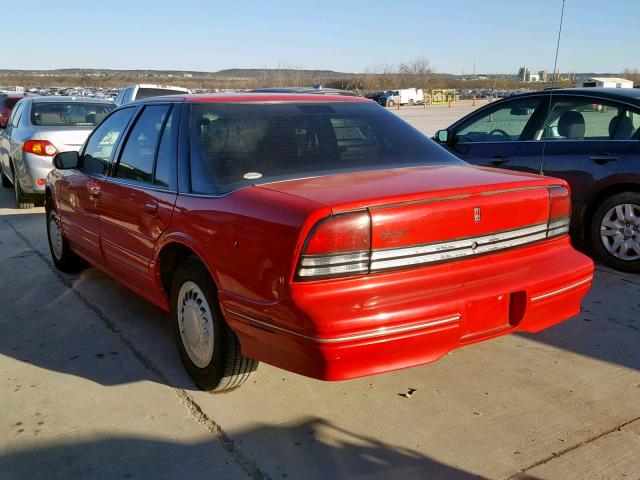 1G3WH54T3PD342761 - 1993 OLDSMOBILE CUTLASS SU RED photo 3