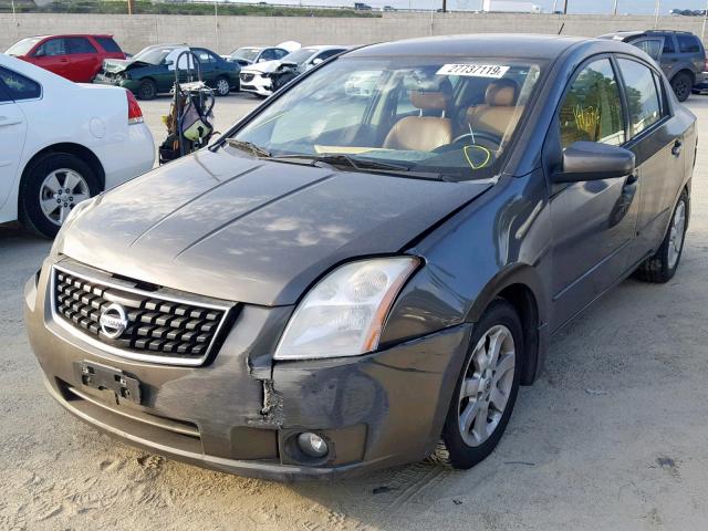 3N1AB61E88L631382 - 2008 NISSAN SENTRA 2.0 CHARCOAL photo 2