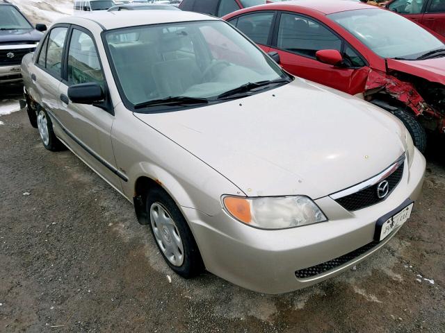 JM1BJ222610411842 - 2001 MAZDA PROTEGE DX BEIGE photo 1