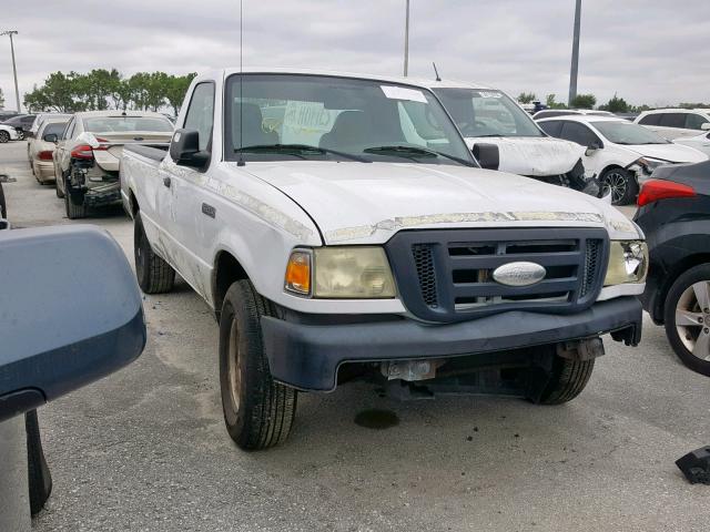 1FTYR10D96PA08776 - 2006 FORD RANGER WHITE photo 1