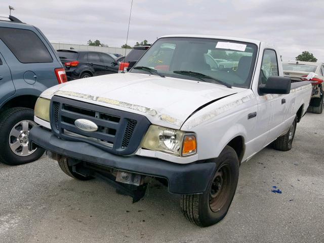 1FTYR10D96PA08776 - 2006 FORD RANGER WHITE photo 2