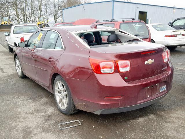 1G11C5SL1FF273513 - 2015 CHEVROLET MALIBU 1LT 勃艮第红 照片 3