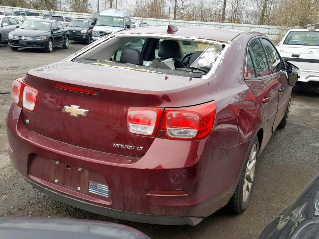 1G11C5SL1FF273513 - 2015 CHEVROLET MALIBU 1LT 勃艮第红 照片 4