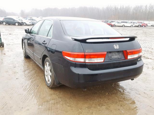 1HGCM66583A098301 - 2003 HONDA ACCORD BLACK photo 3