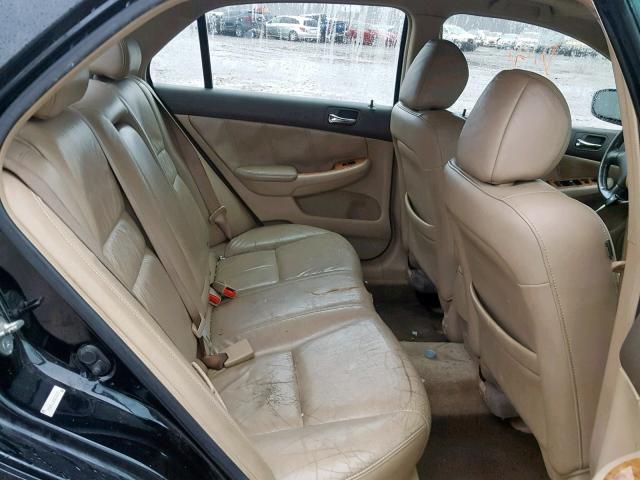 1HGCM66583A098301 - 2003 HONDA ACCORD BLACK photo 6