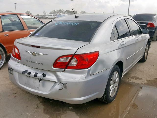 1C3LC46K38N185491 - 2008 CHRYSLER SEBRING LX SILVER photo 4