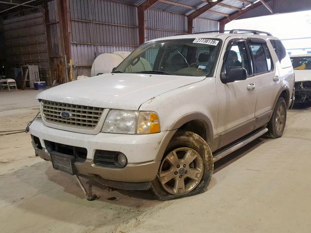 1FMZU64K13ZB53847 - 2003 FORD EXPLORER E WHITE photo 2