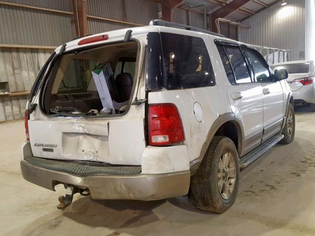 1FMZU64K13ZB53847 - 2003 FORD EXPLORER E WHITE photo 4