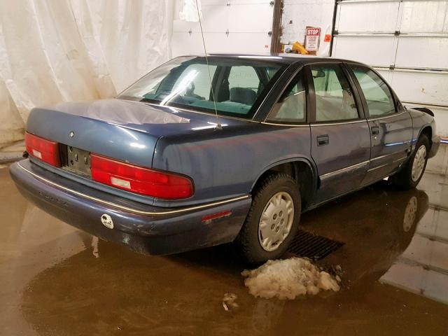 2G4WB52M0S1491917 - 1995 BUICK REGAL CUST BLUE photo 4