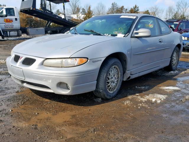 1G2WP12K9WF293000 - 1998 PONTIAC GRAND PRIX SILVER photo 2
