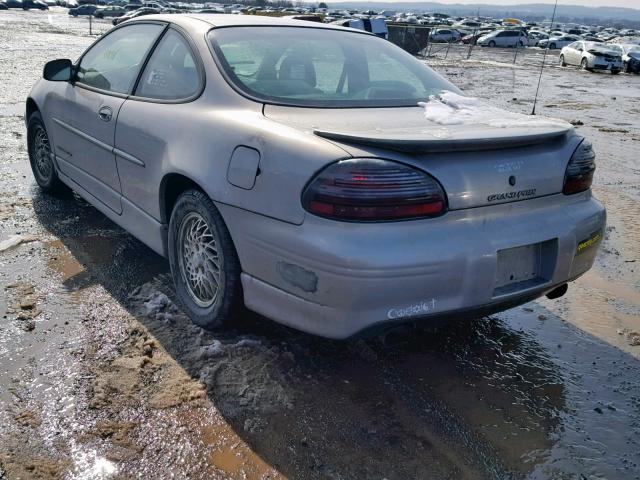 1G2WP12K9WF293000 - 1998 PONTIAC GRAND PRIX SILVER photo 3