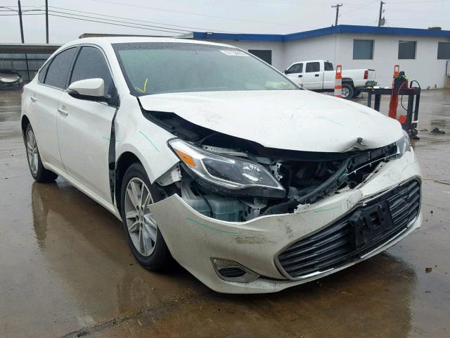 4T1BK1EB1FU138064 - 2015 TOYOTA AVALON XLE WHITE photo 1