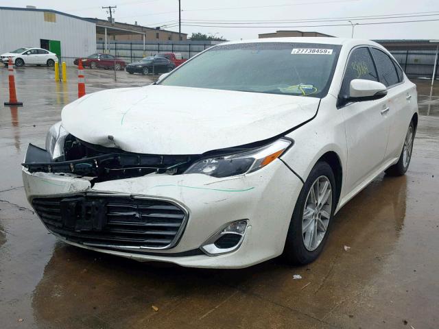 4T1BK1EB1FU138064 - 2015 TOYOTA AVALON XLE WHITE photo 2
