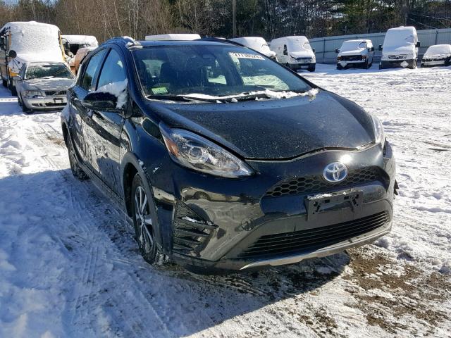 JTDKDTB33J1604658 - 2018 TOYOTA PRIUS C BLACK photo 1