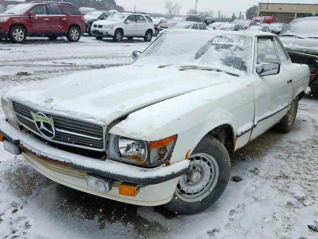 10704312000474 - 1971 MERCEDES-BENZ 350SL WHITE photo 2