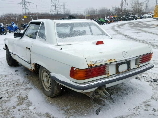 10704312000474 - 1971 MERCEDES-BENZ 350SL WHITE photo 3