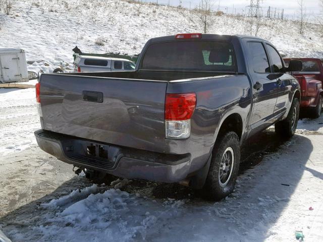 5TFDY5F1XBX202099 - 2011 TOYOTA TUNDRA CRE GRAY photo 4