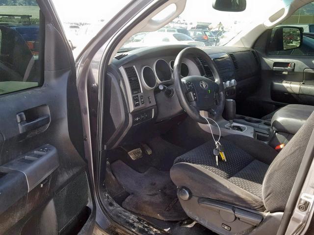 5TFDY5F1XBX202099 - 2011 TOYOTA TUNDRA CRE GRAY photo 9