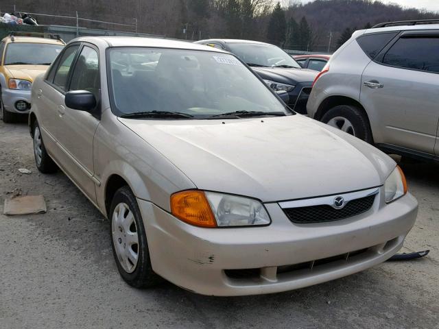 JM1BJ2222Y0272173 - 2000 MAZDA PROTEGE DX BEIGE photo 1