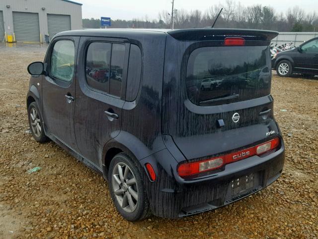 JN8AZ2KR6BT204521 - 2011 NISSAN CUBE BASE BLACK photo 3