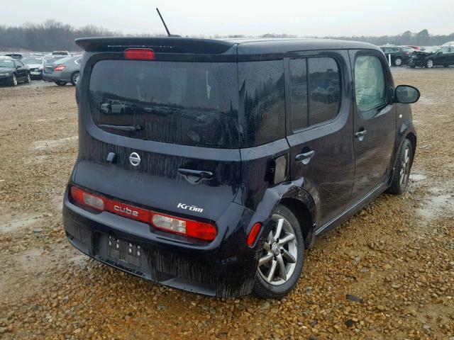 JN8AZ2KR6BT204521 - 2011 NISSAN CUBE BASE BLACK photo 4